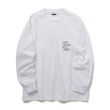 nanamica / ナナミカ | OOAL Graphic Long Sleeve Tee - White
