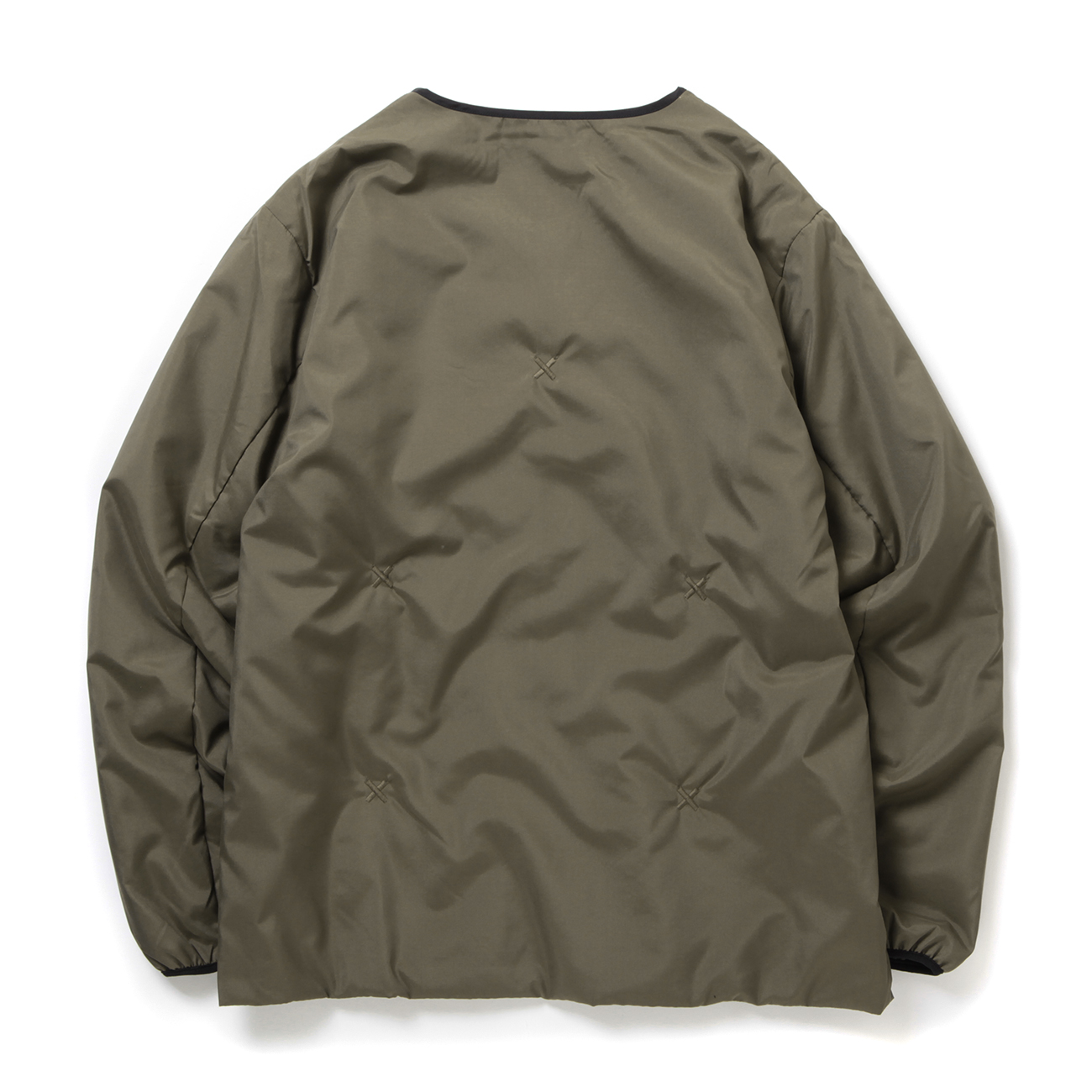 Filling Jacket - Poly Peach Taffeta - Olive