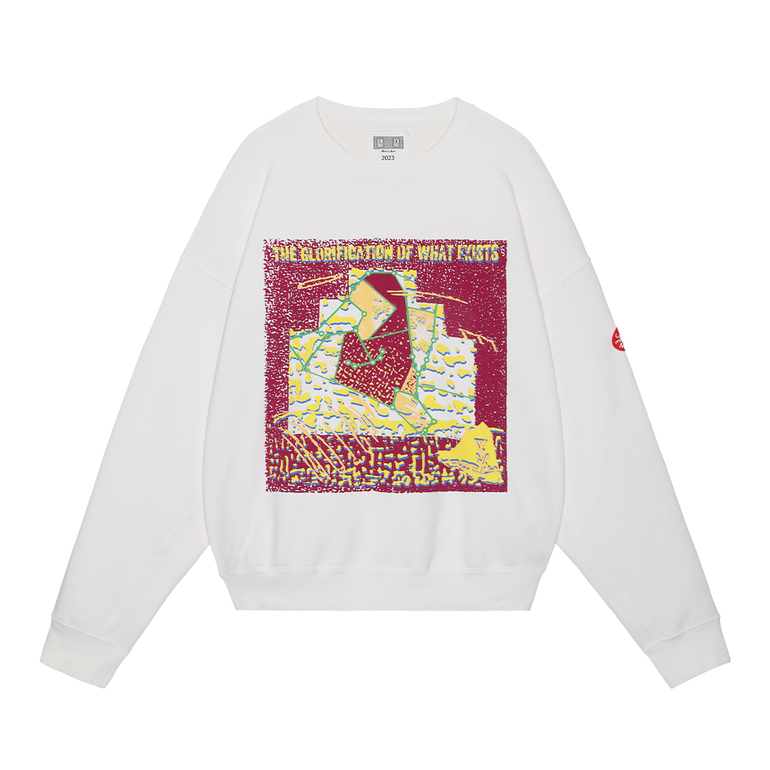 C.E / シーイー | WASHED GLORIFICATION CREW NECK - White | 通販