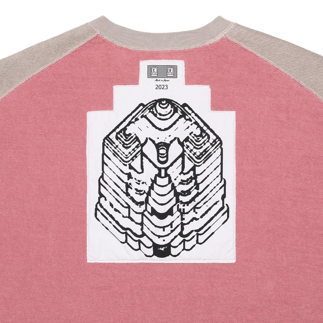 C.E / シーイー | PANEL SHOULDER CREW NECK - Pink | 通販 - 正規取扱