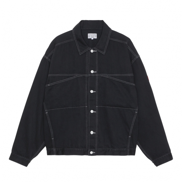 C.E / シーイー | OVERDYE COLOUR LIGHT DENIM JACKET - Black