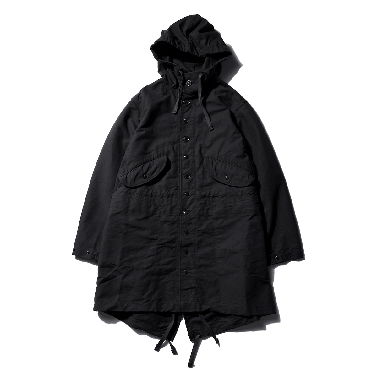 ENGINEERED GARMENTS / エンジニアドガーメンツ | Highland Parka - Cotton Double Cloth -  Black | 通販 - 正規取扱店 | COLLECT STORE / コレクトストア