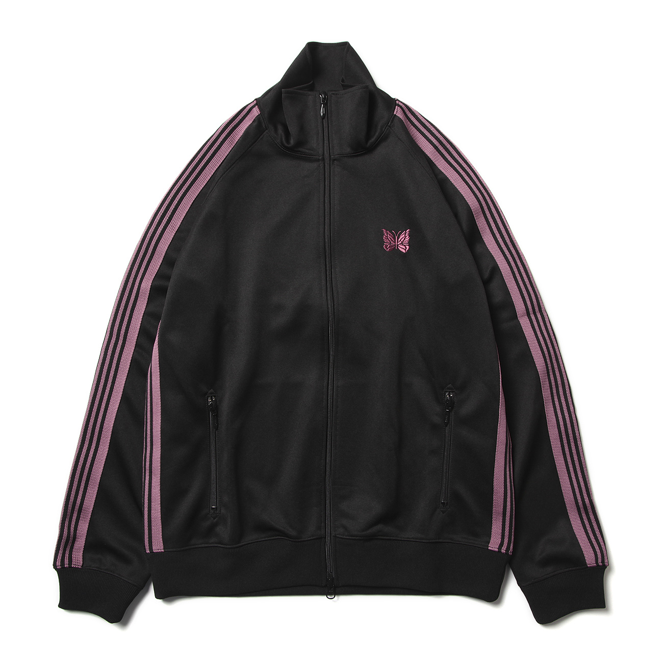 Needles / ニードルズ | Track Jacket - Poly Smooth - F.Black | 通販