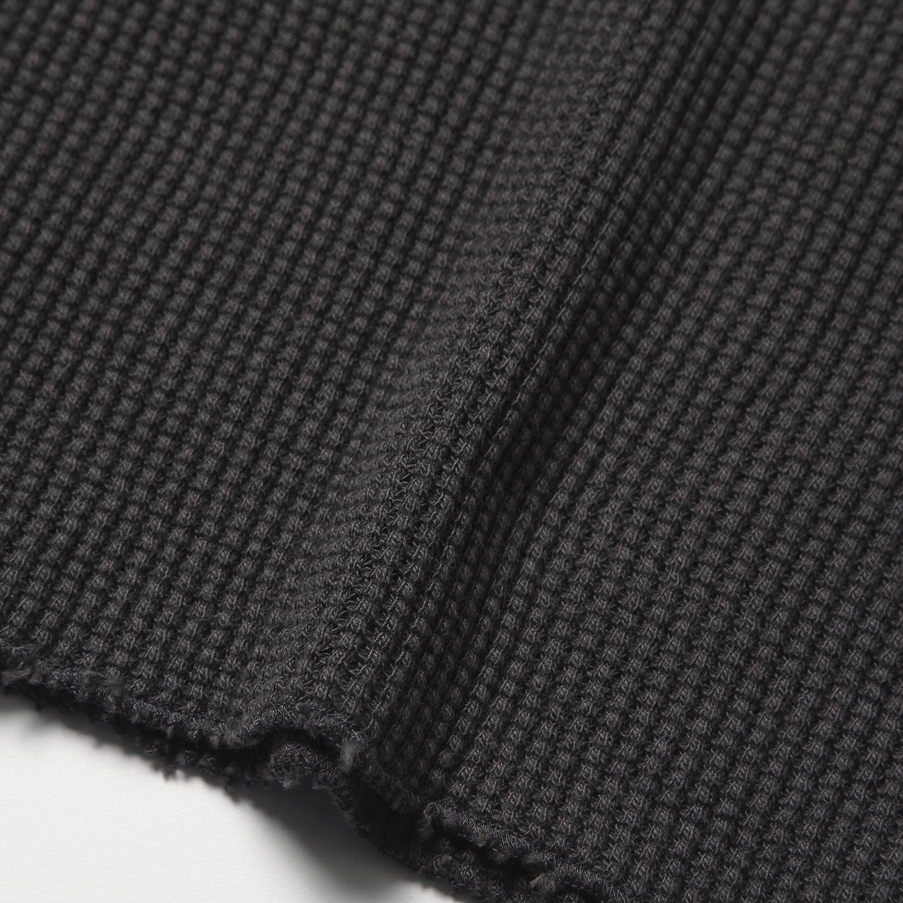 CIOTA / シオタ | スビンコットン ツータックワッフル ロングTシャツ 