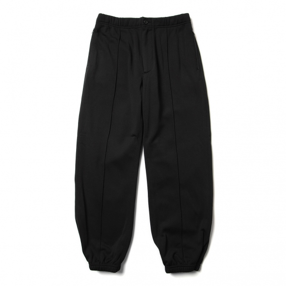 Jog Pant - Polyester Track Fleece - Black