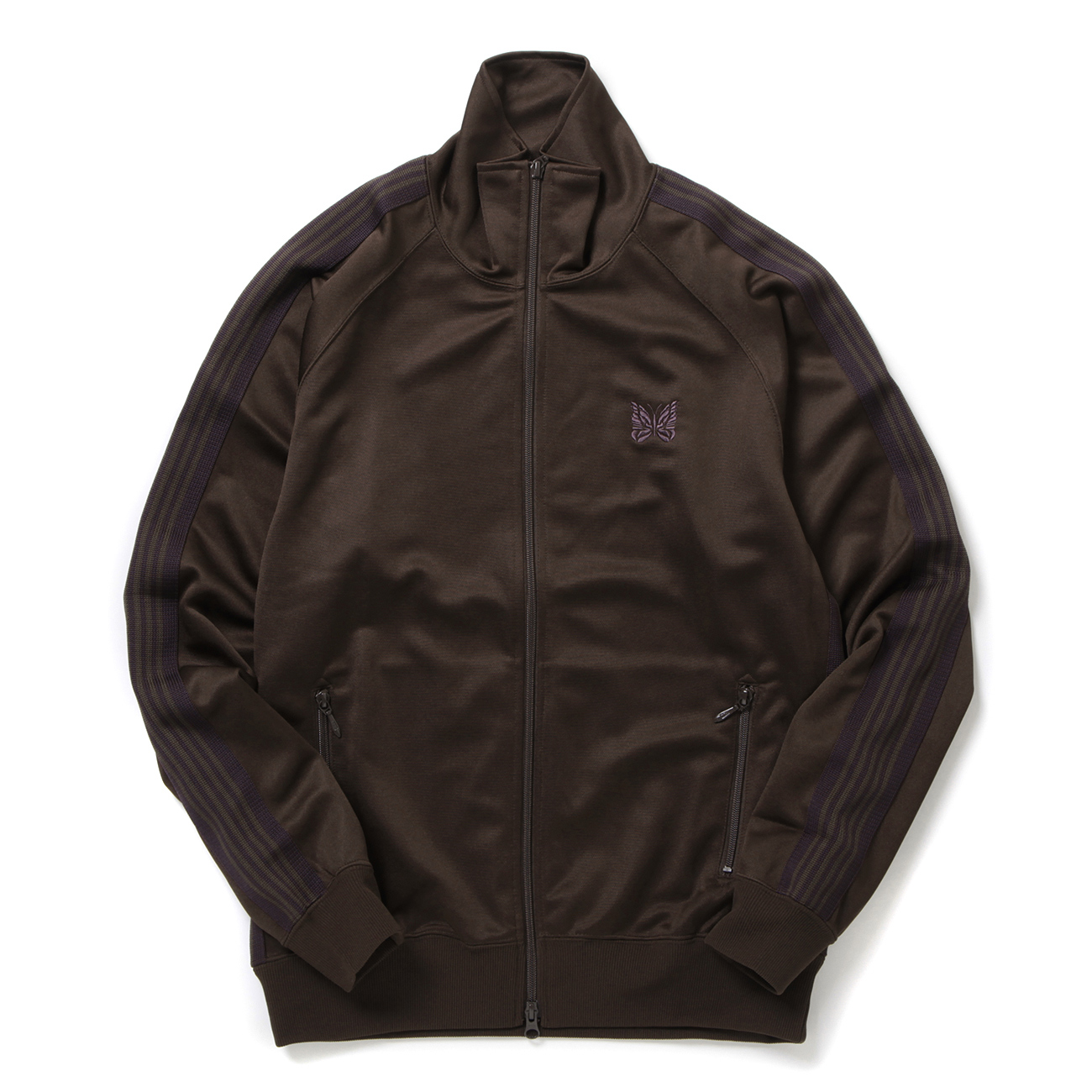 Needles / ニードルズ | Track Jacket - Poly Smooth - Dk.Brown