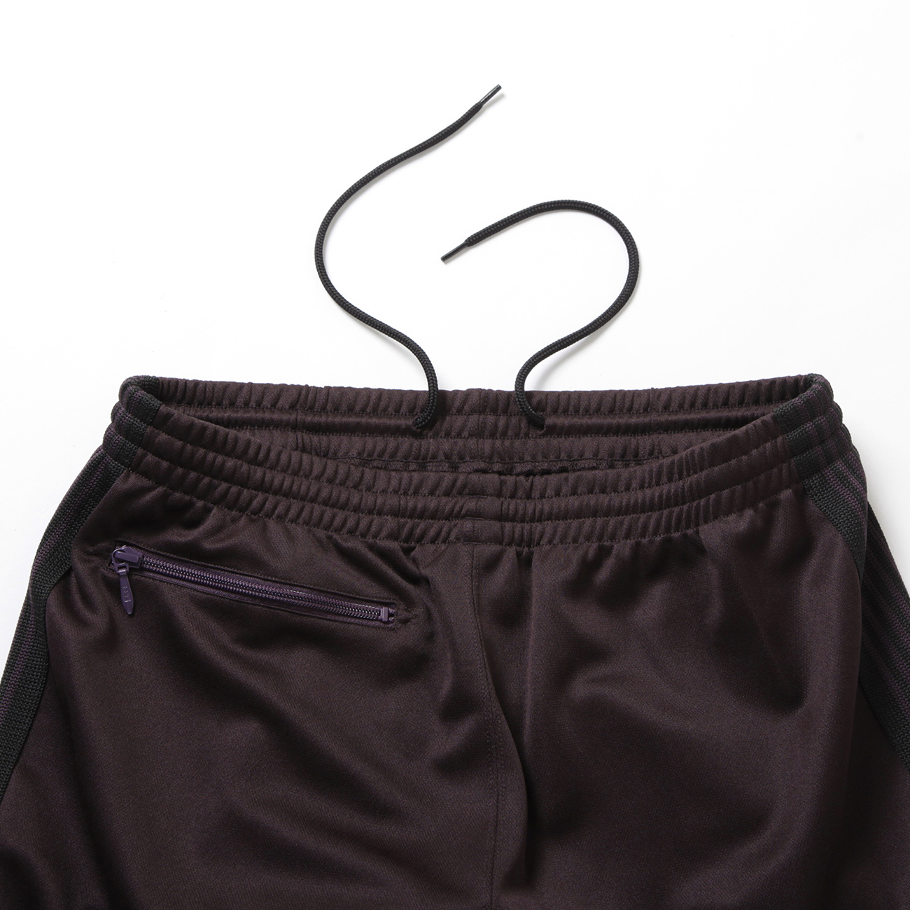 Needles / ニードルズ | Zipped Track Pant - Poly Smooth - Dk.Purple