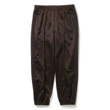 Needles / ニードルズ | Zipped Track Pant - Poly Smooth - Dk.Brown