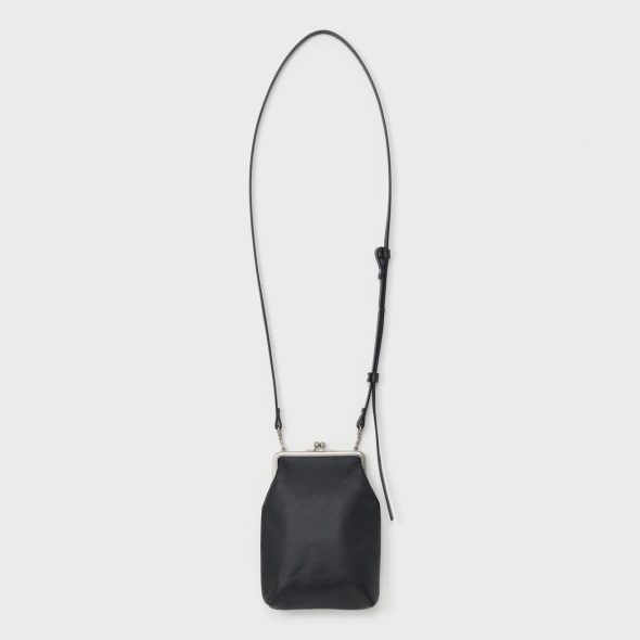 Hender Scheme cow snap pochette エンダースキーマ Hender Scheme / エンダースキーマ | cow snap pochette - Black
