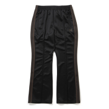 Boot-Cut Track Pant - Poly Smooth - Black