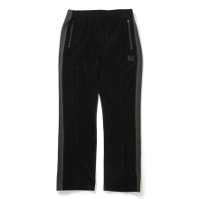 Needles / ニードルズ | Narrow Track Pant - C/Pe Velour - Black