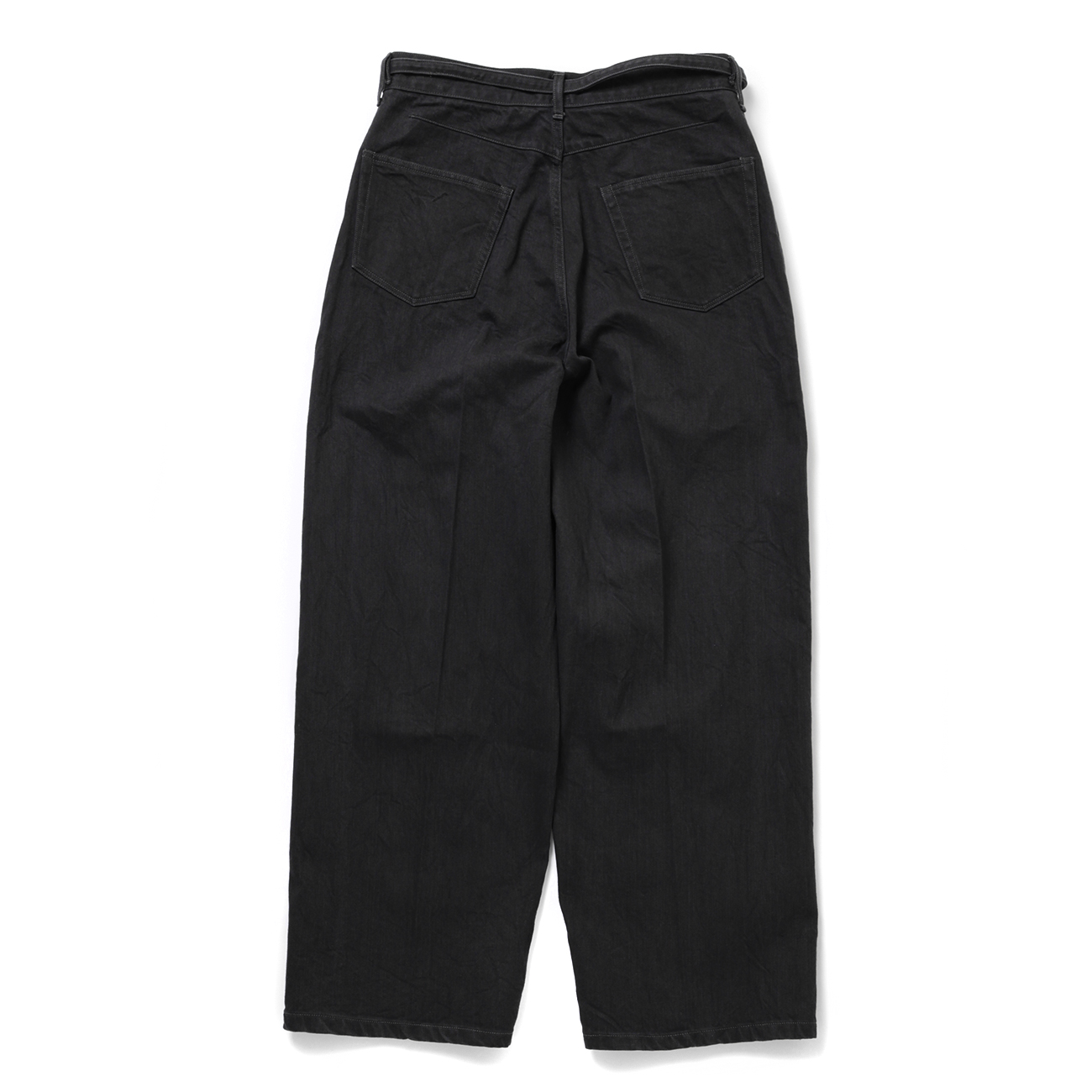 blurhms / ブラームス | 12.9oz Denim Narrow Belted Pants - Sulfur