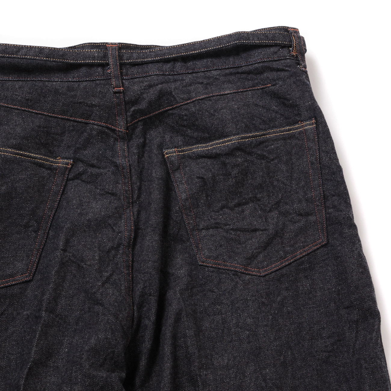 blurhms / ブラームス | 12.9oz Denim Narrow Belted Pants - Indigo