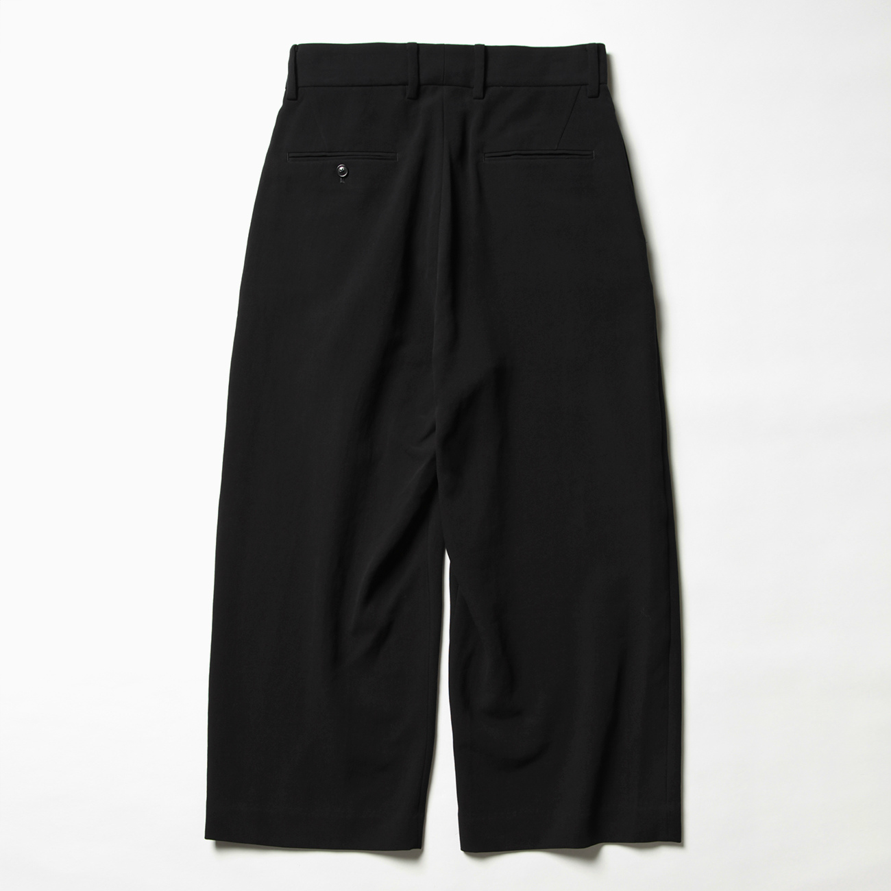 URU 19aw COTTON 2TUCK PANTS / navy サイズ1 URU 19aw COTTON 2TUCK PANTS / navy サイズ1