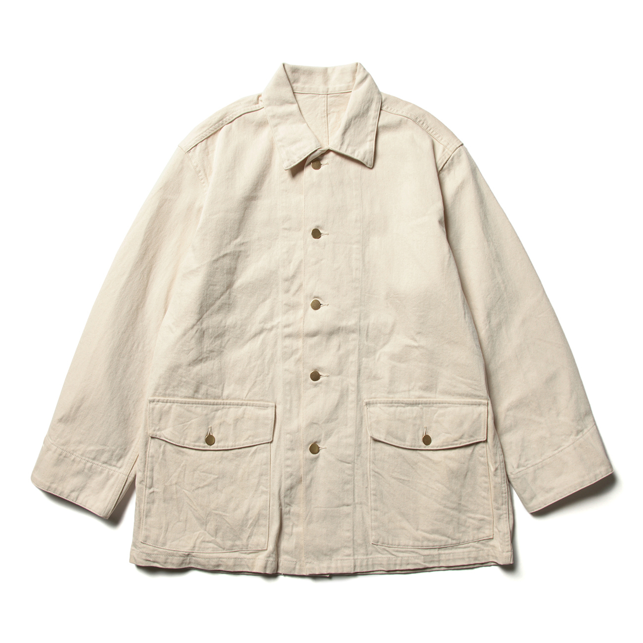 URU / ウル | COTTON DENIM / COVERALL JACKET - Ivory | 通販 - 正規取扱店 | COLLECT  STORE / コレクトストア