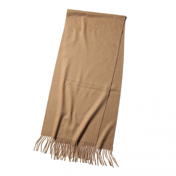 AURALEE BABY CAMELHAIR NARROW STOLE