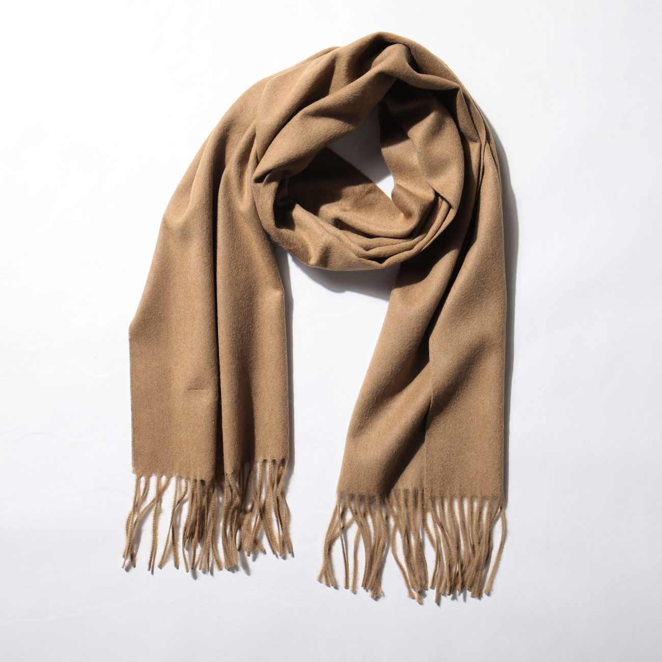 BABY CAMELHAIR NARROW STOLE (メンズ) - Camel