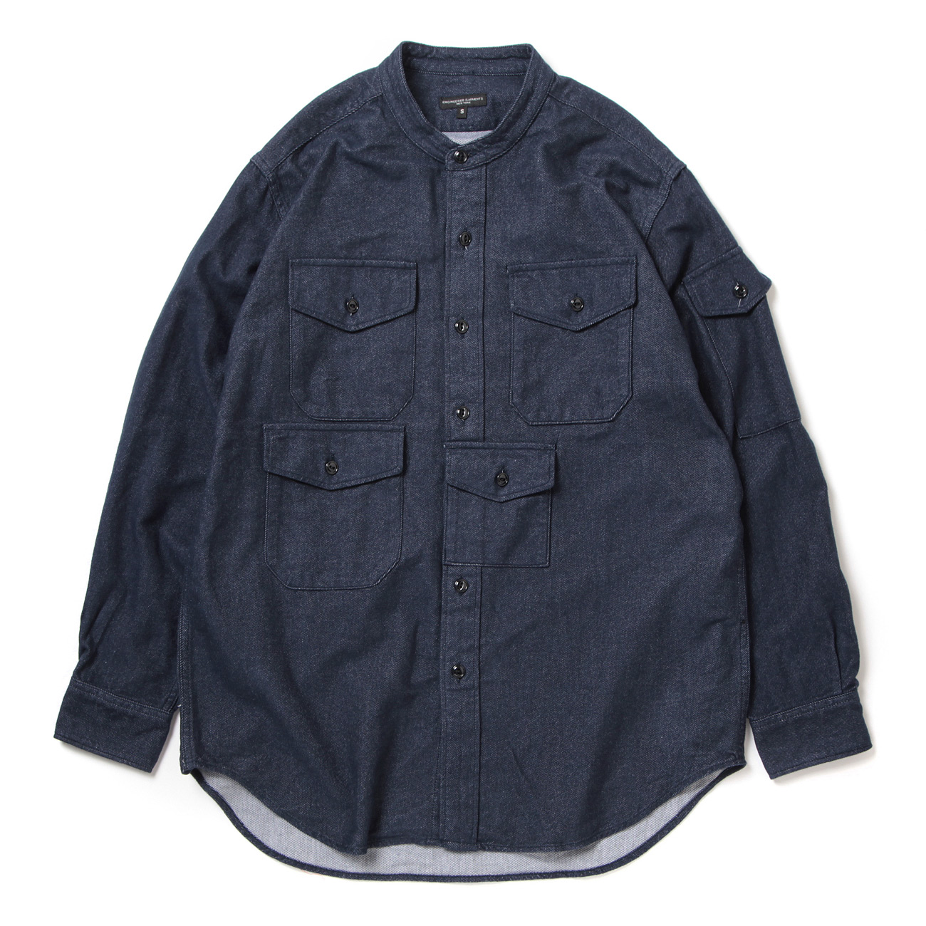 North Western Shirt - Cotton Denim Flannel - Indigo