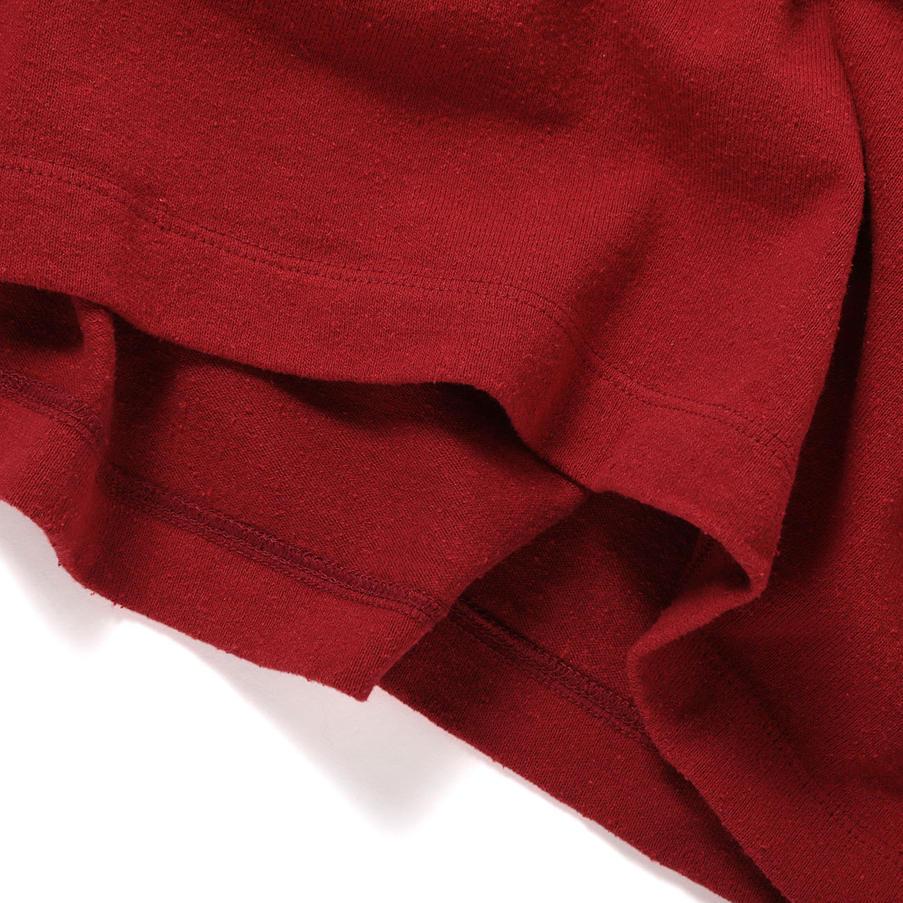 blurhms / ブラームス | Co/Silk Nep Raglan Tee - Dark Red | 通販