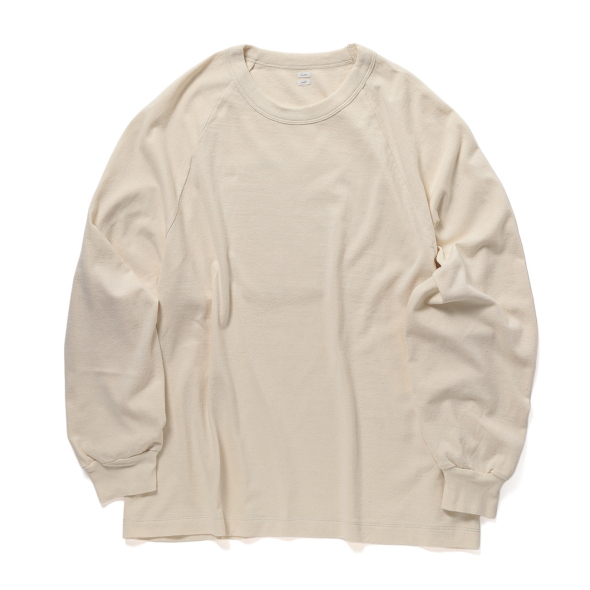 blurhms / ブラームス | Co/Silk Nep Raglan Tee - Ivory | 通販