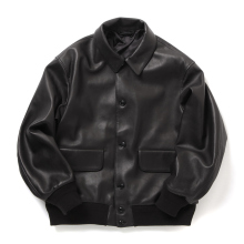 blurhms / ブラームス | Lamb Leather Jacket - Black