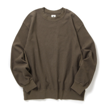 blurhmsROOTSTOCK / ブラームスルーツストック | Rough&Smooth Thermal P/O - Khaki Brown