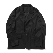 TECH LOOSE 2B JACKET FLANNEL - Charcoal