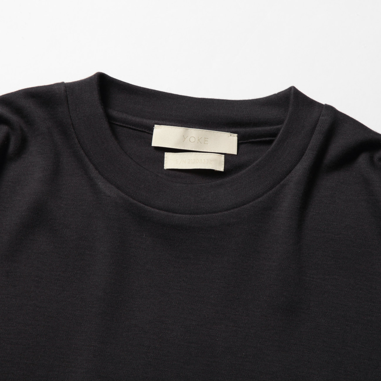 YOKE / ヨーク | HEM TRIM LONG SLEEVES T-SHIRT - Dusty Navy | 通販 
