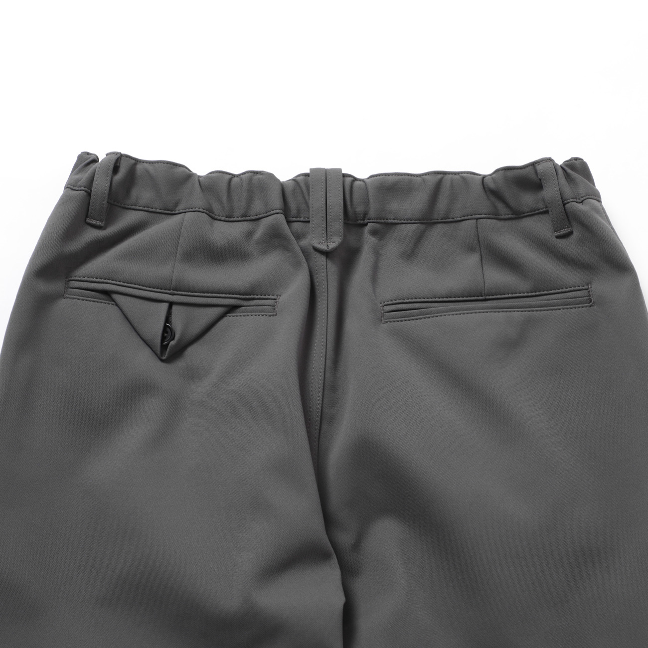 CURLY / カーリー | SOLID DOUBLE-KNIT TAPERED PANTS - Flint