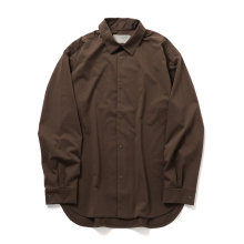 CURLY / カーリー | REGULAR COLLAR SHIRT - Walnut