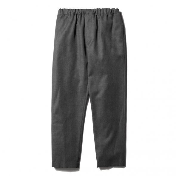 AURALEE / オーラリー | WOOL KERSEY EASY PANTS - Charcoal Gray