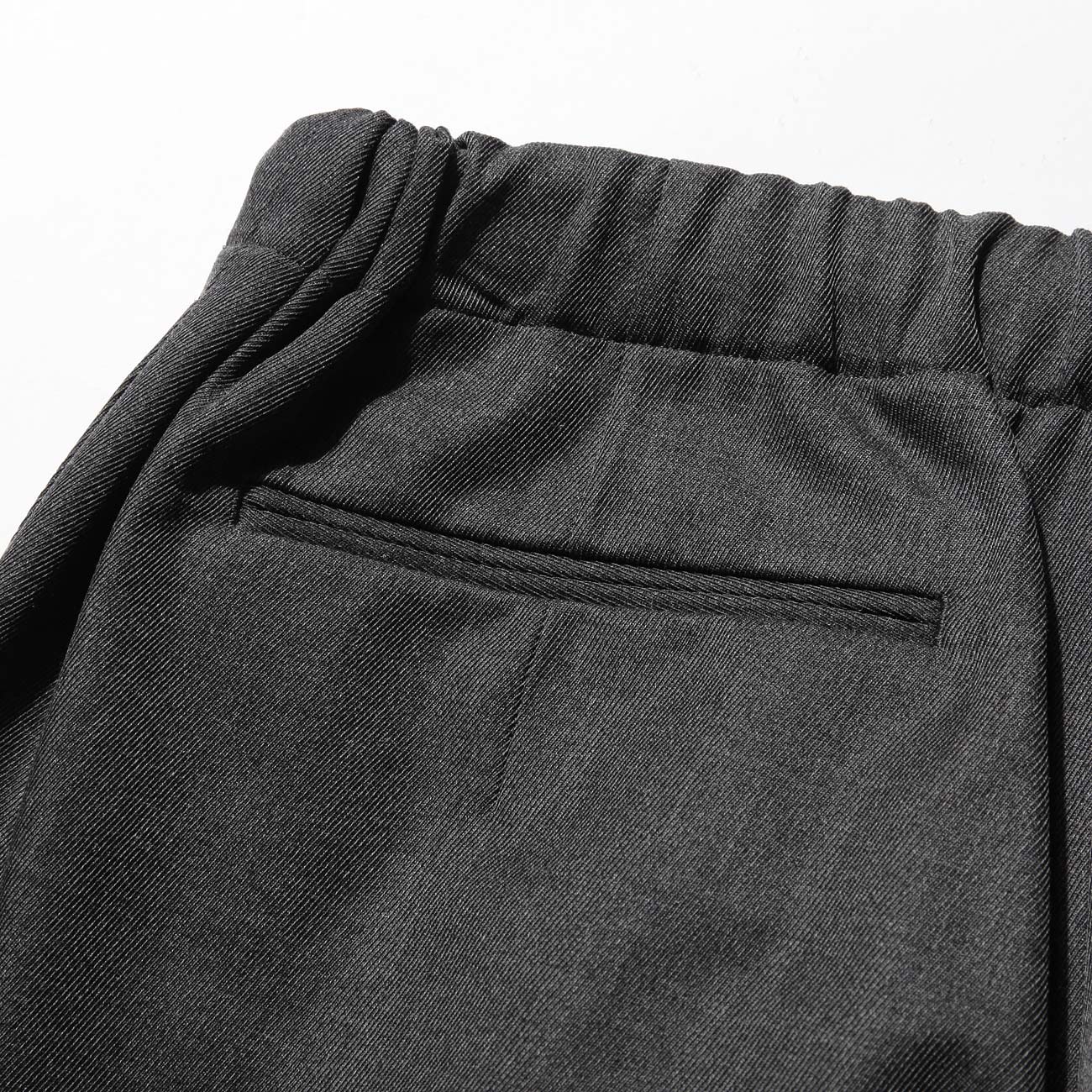 AURALEE / オーラリー | WOOL KERSEY EASY PANTS (メンズ) - Charcoal