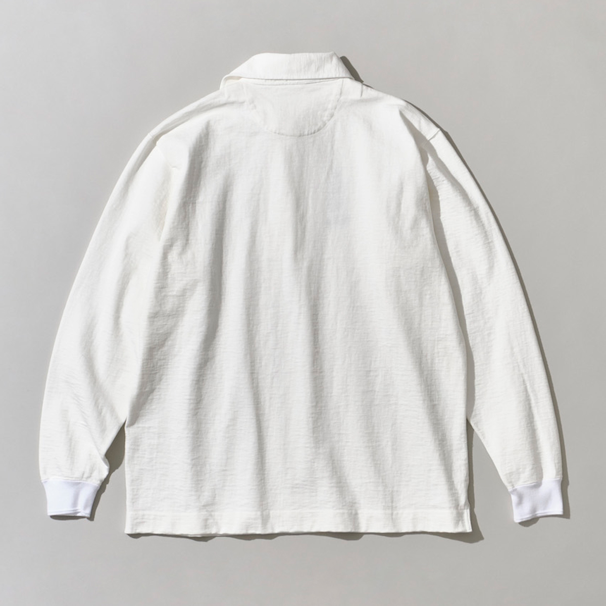 RESEARCH | Rugger Shirt - 動物刺繍 - White × Navy | 通販 - 正規