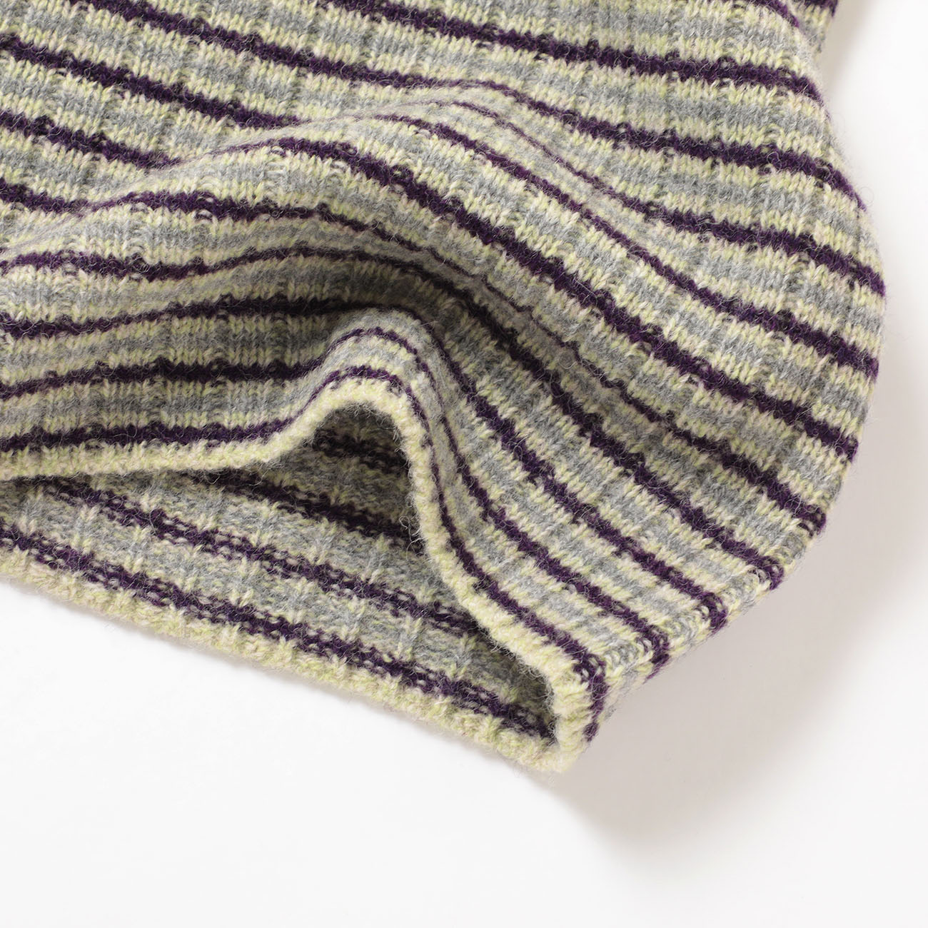AURALEE / オーラリー | SHETLAND WOOL CASHMERE RIB KNIT P/O (メンズ