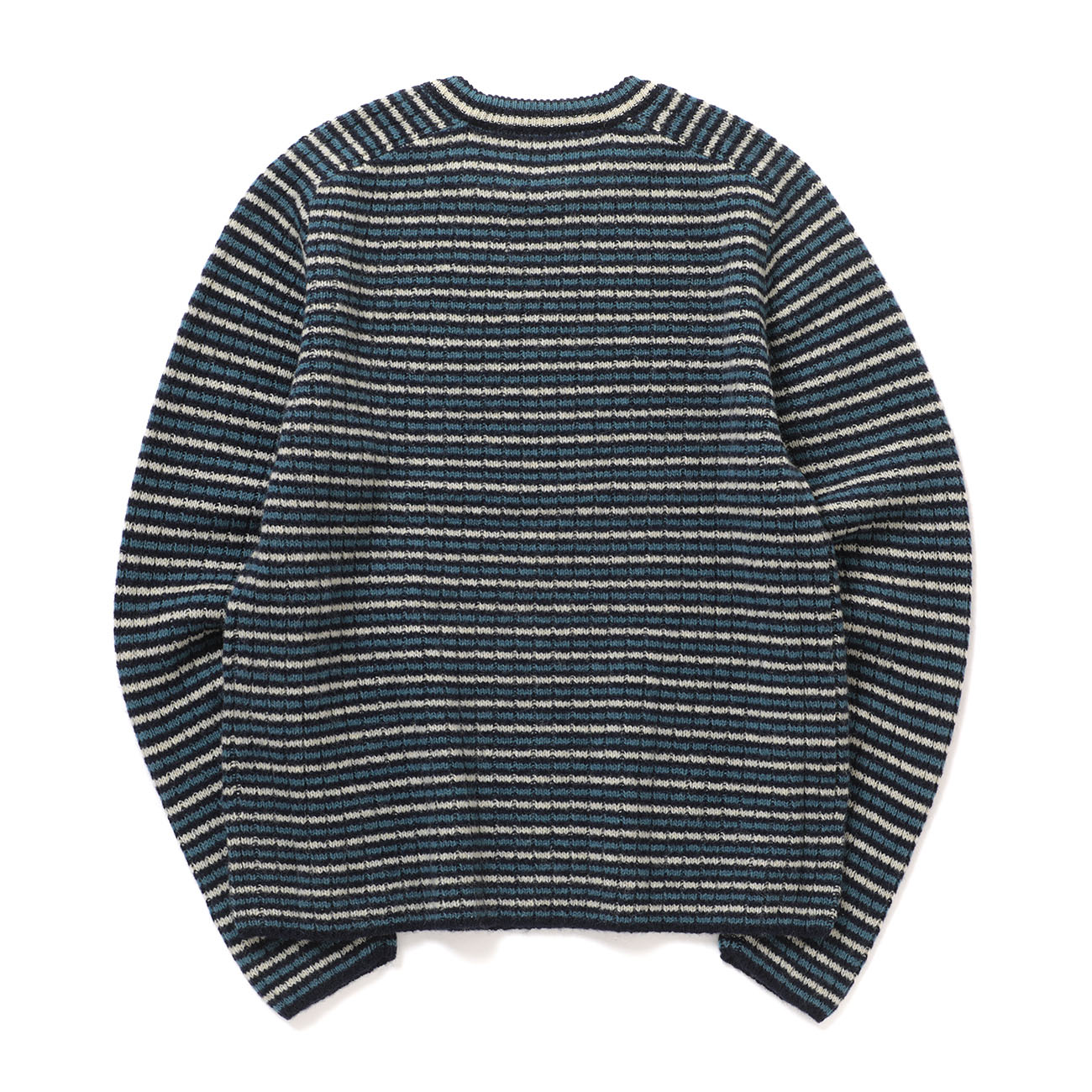 AURALEE / オーラリー | SHETLAND WOOL CASHMERE RIB KNIT P/O (メンズ