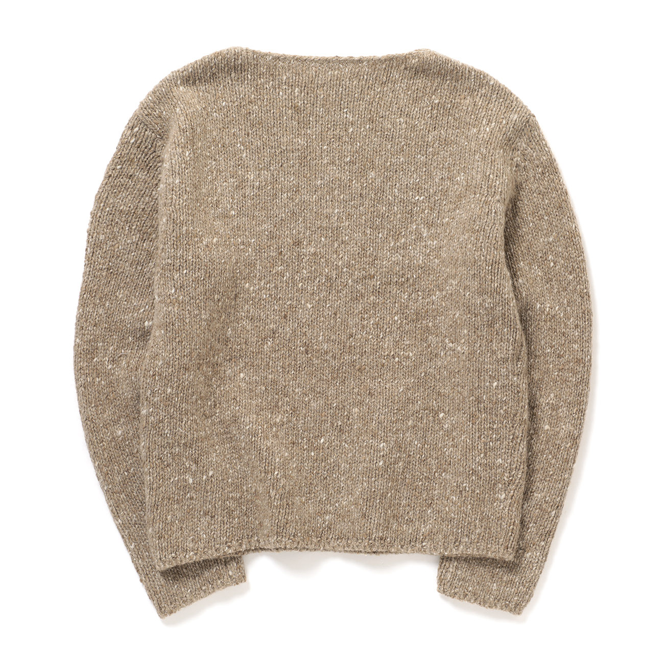 AURALEE / オーラリー | LOW-GAUGE HOMESPUN TWEED KNIT BOAT-NECK P/O