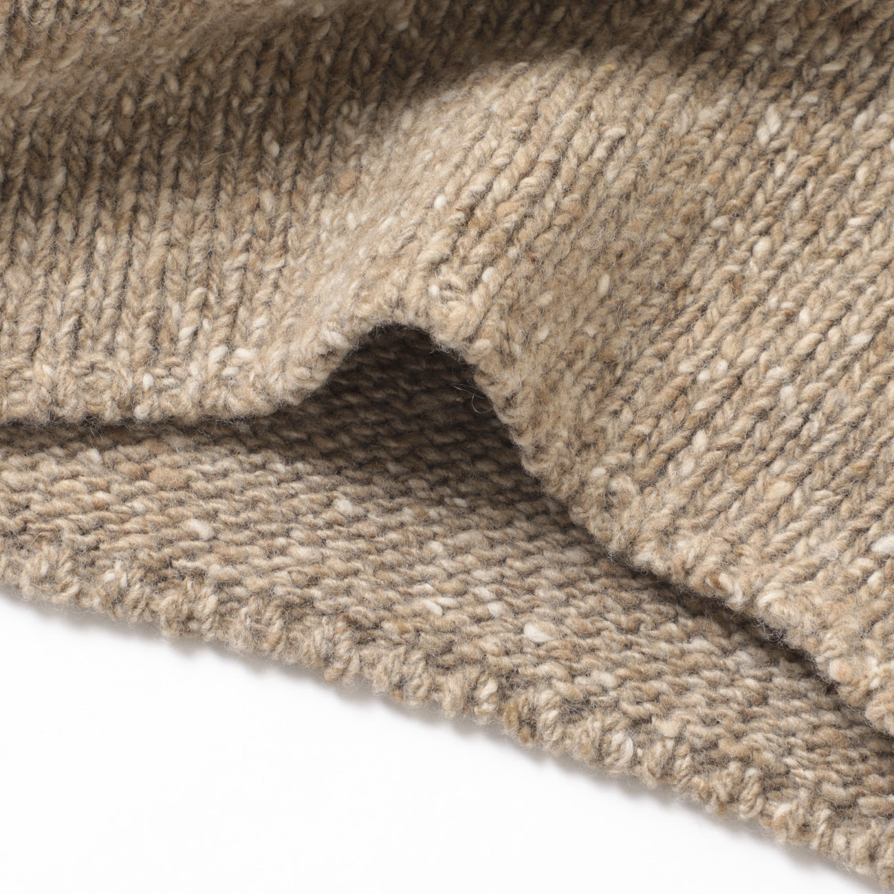 AURALEE / オーラリー | LOW-GAUGE HOMESPUN TWEED KNIT BOAT-NECK P/O