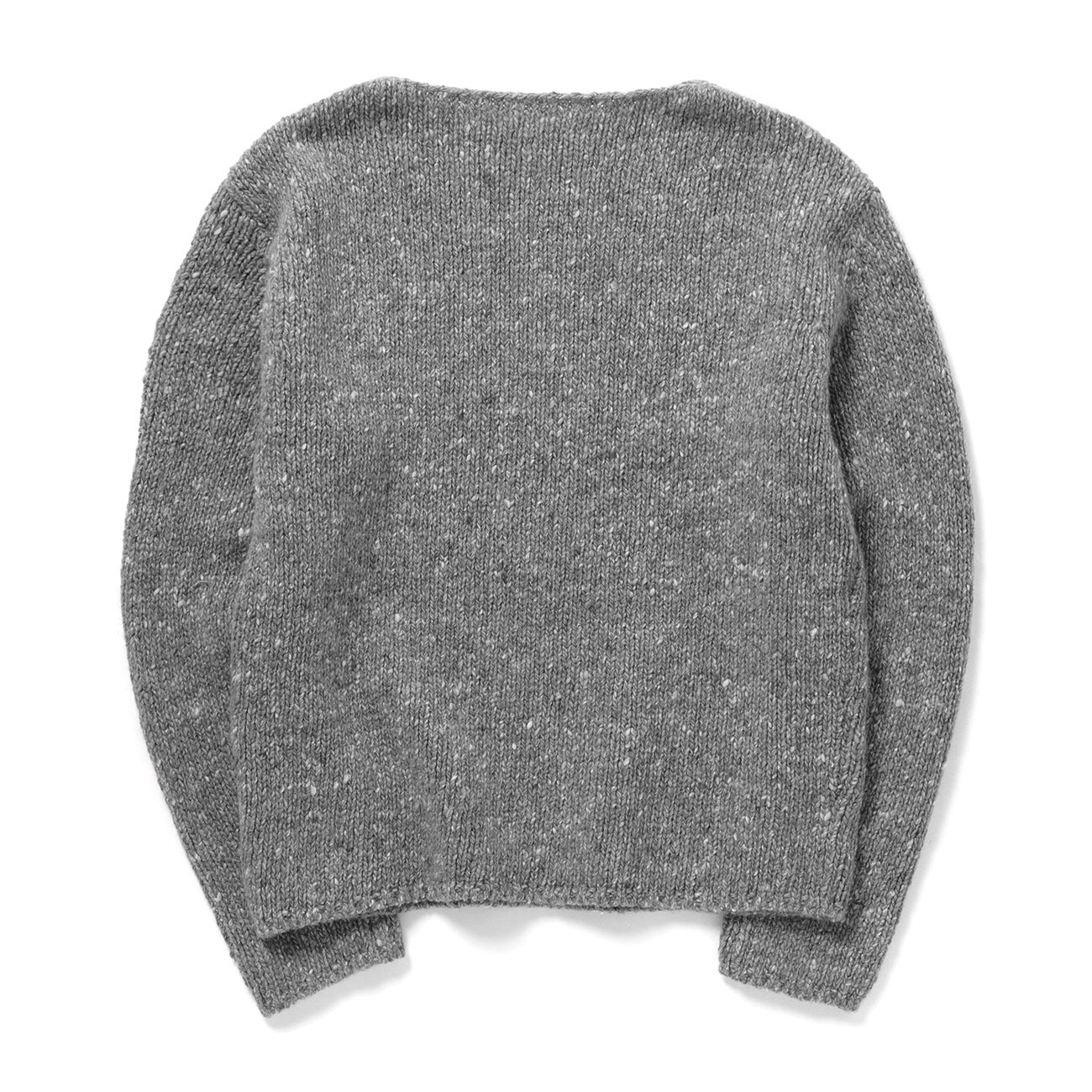 AURALEE / オーラリー | LOW-GAUGE HOMESPUN TWEED KNIT BOAT-NECK P/O