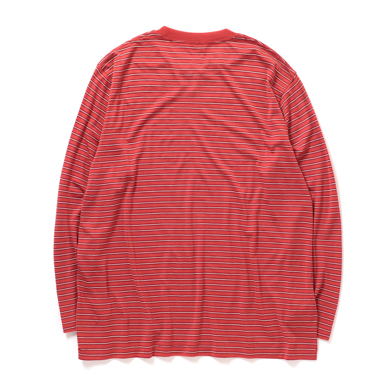 AURALEE / オーラリー | SOFT SMOOTH WOOL STRIPE JERSEY L/S TEE