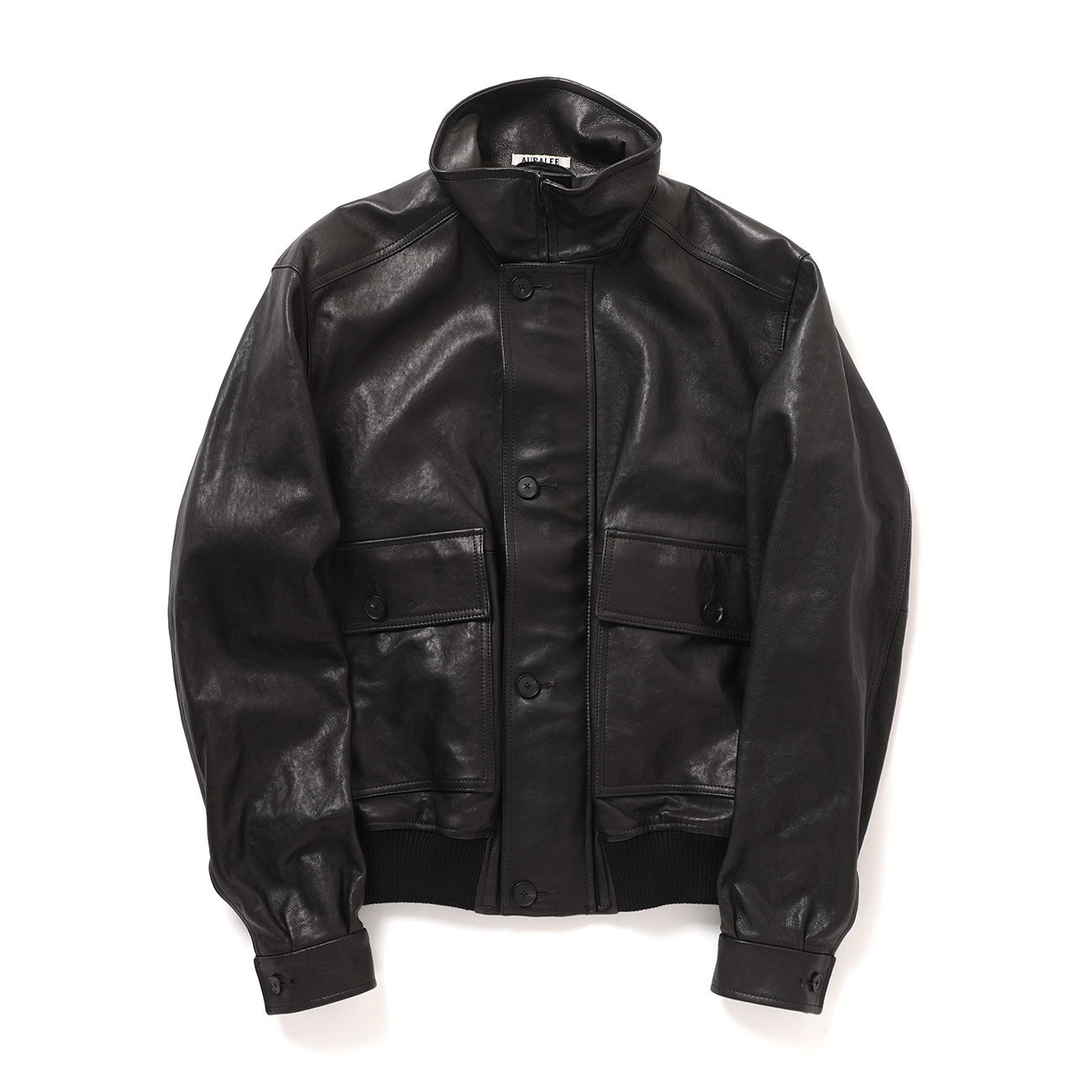 AURALEE / オーラリー | TEXTURED LAMB LEATHER BLOUSON (メンズ