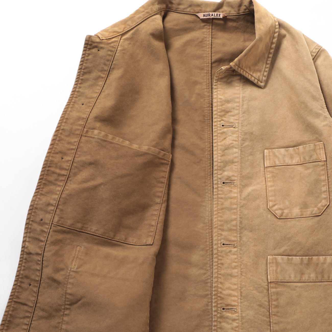 AURALEE / オーラリー | GARMENT-DYED ORGANIC COTTON HEAVY MOLESKIN