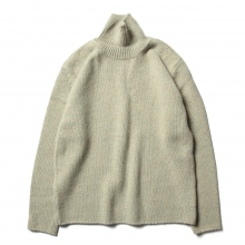 AURALEE / オーラリー | CAMEL WOOL MIX KNIT TURTLE NECK P/O (メンズ) - Mix Green |  通販 - 正規取扱店 | COLLECT STORE / コレクトストア