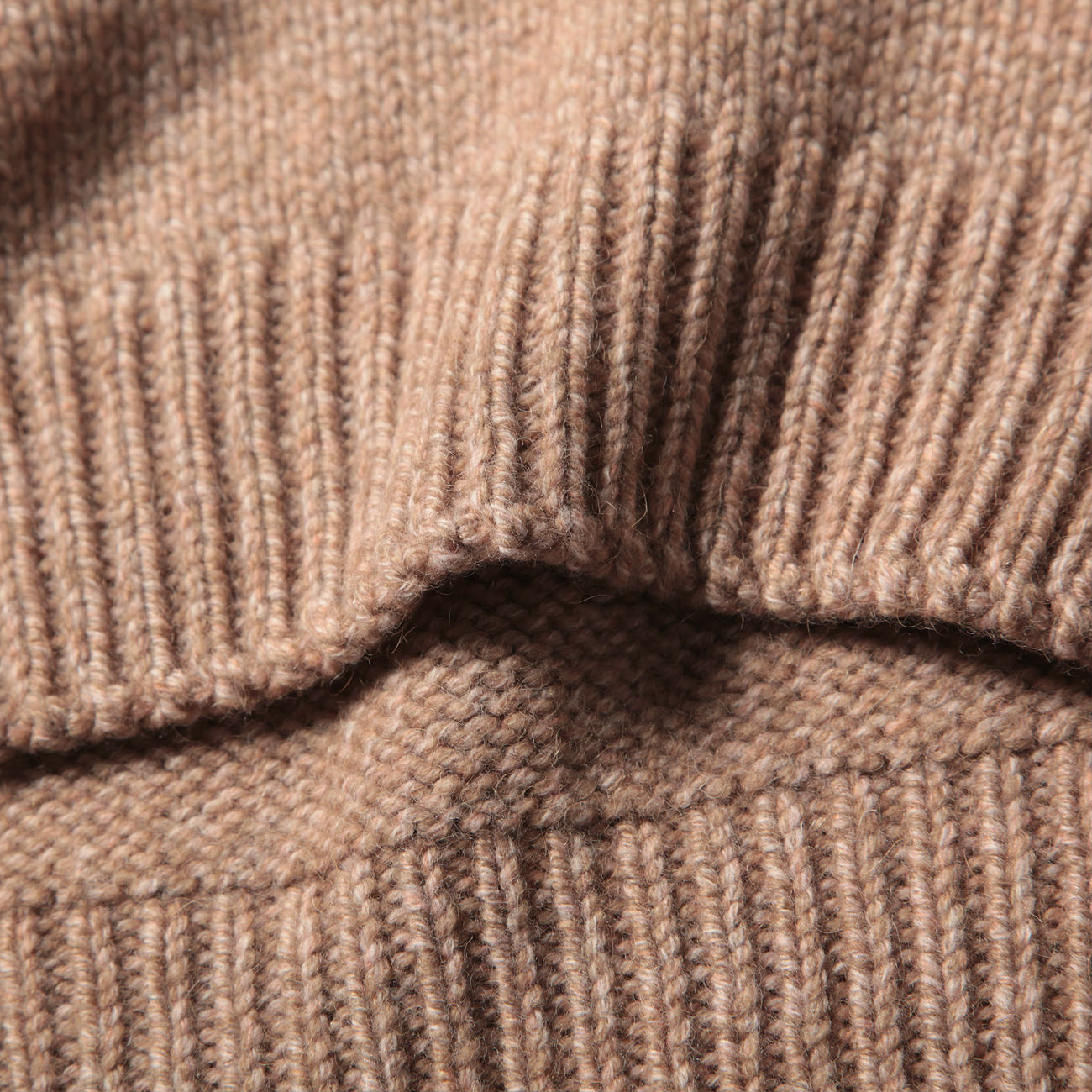 AURALEE / オーラリー | CAMEL WOOL MIX KNIT P/O (メンズ) - Mix Pink