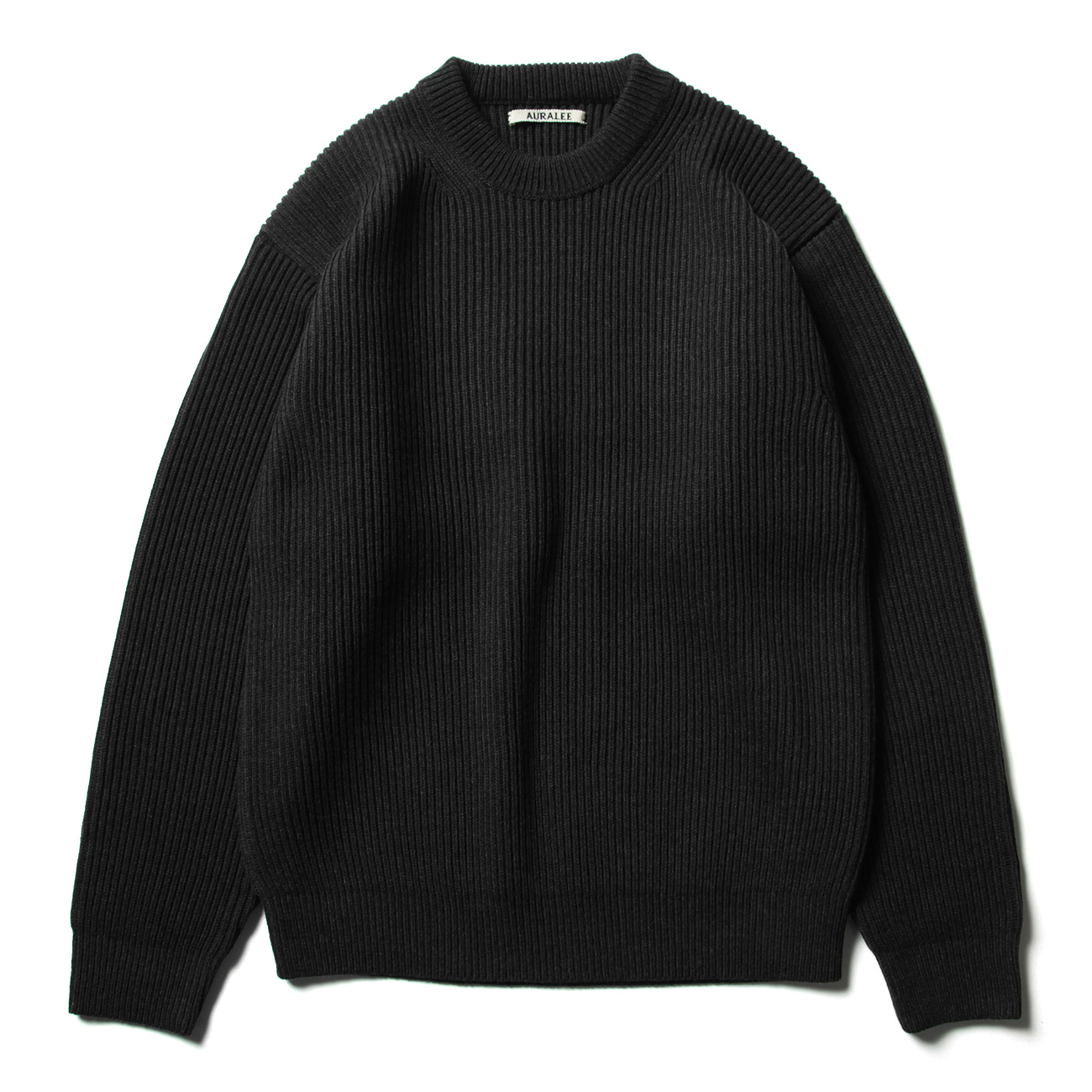AURALEE / オーラリー | SUPER FINE WOOL RIB KNIT BIG P/O