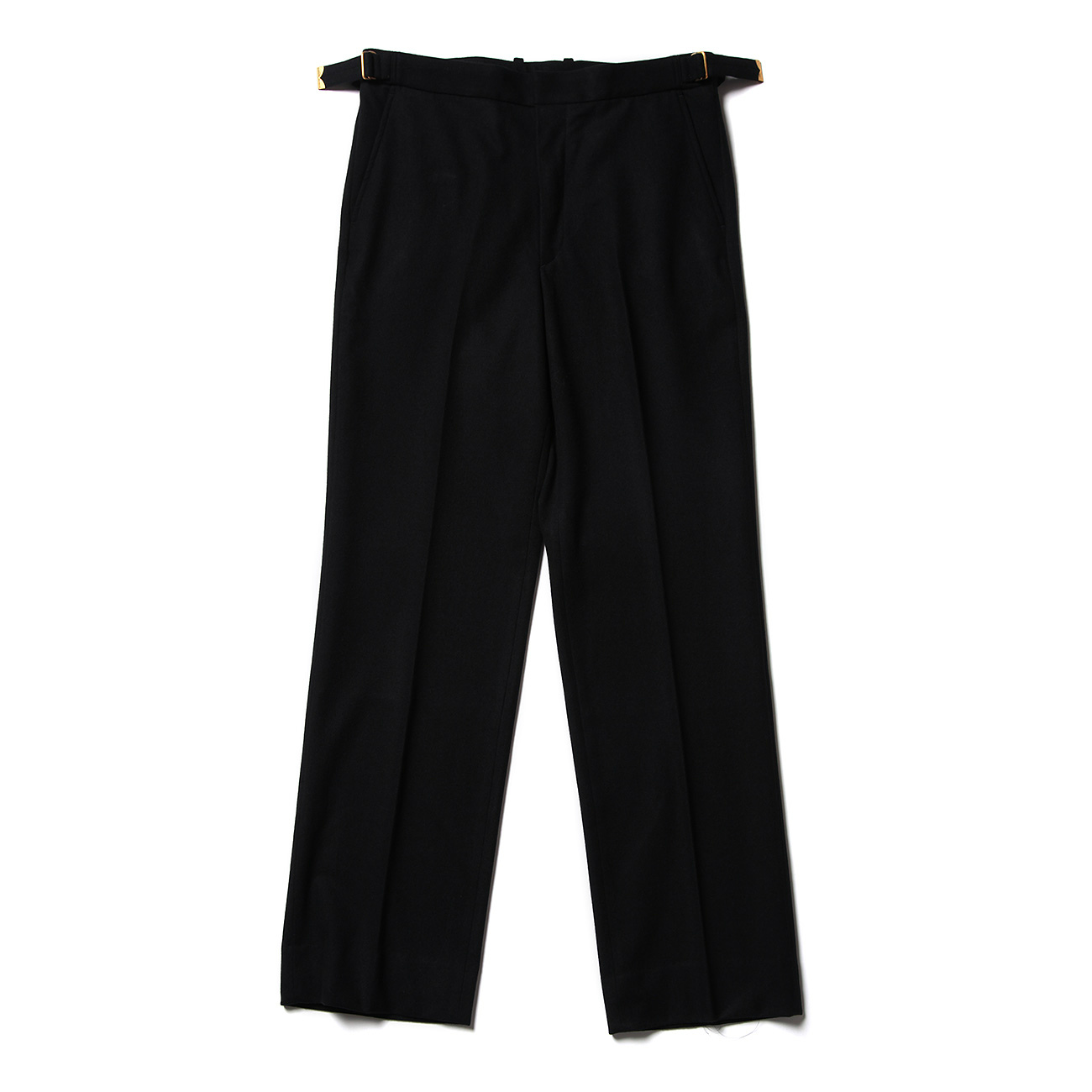 SUPER SOFT WOOL FLANNEL SLACKS (メンズ) - Black