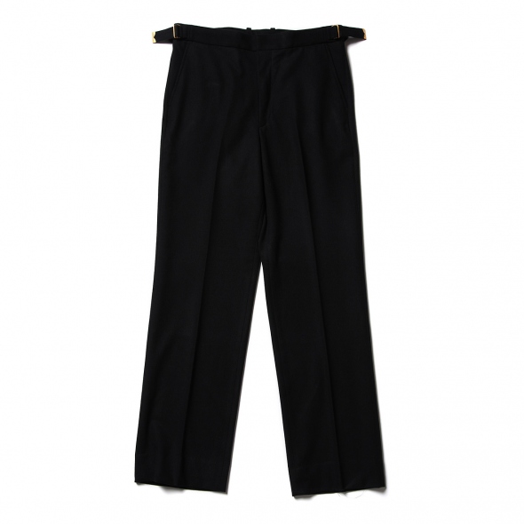 AURALEE / オーラリー | SUPER SOFT WOOL FLANNEL SLACKS - Black