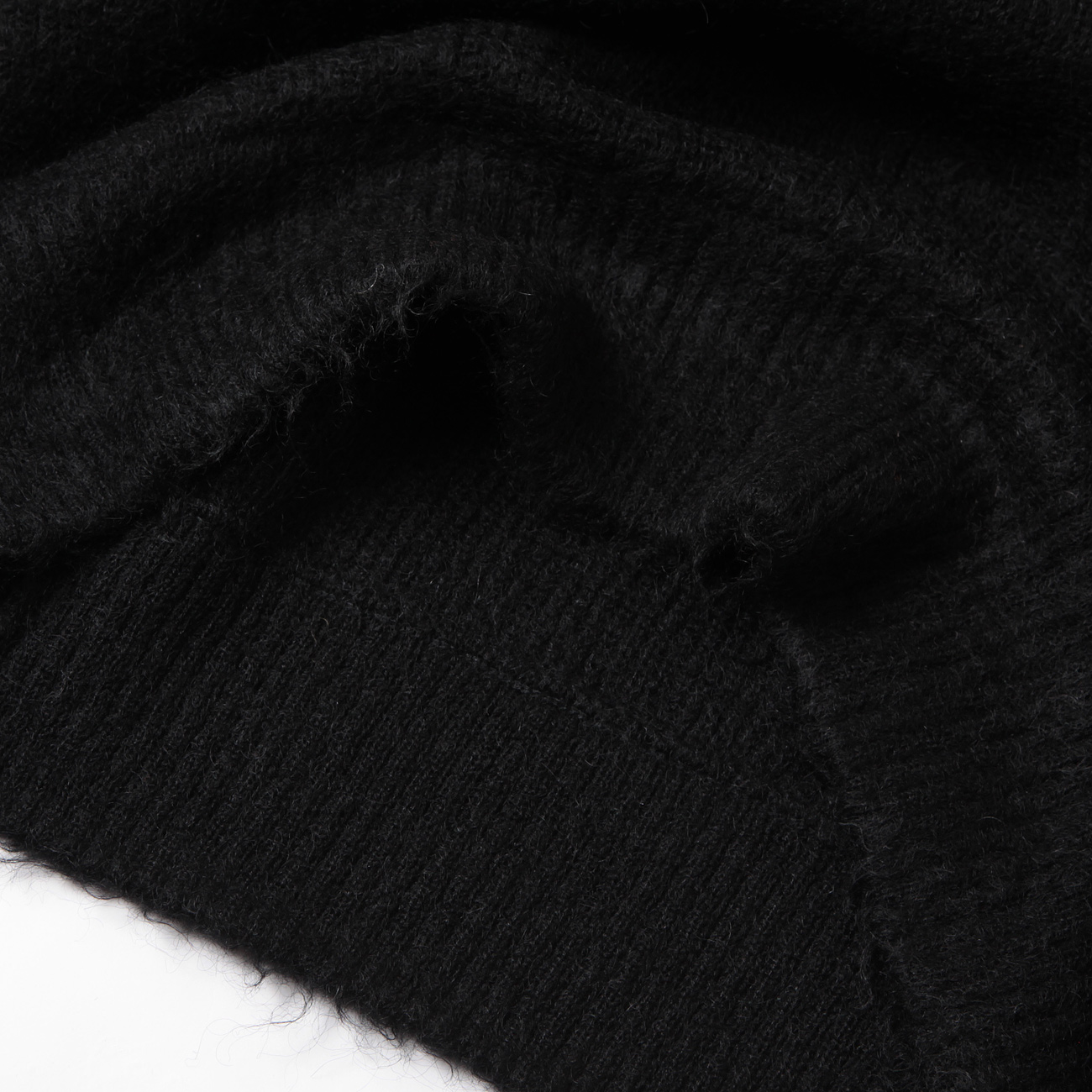 stein / シュタイン | ST.694 KID MOHAIR KNIT LS - Black | 通販 