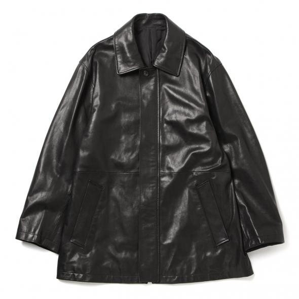 stein 黒 レザー ロングジャケット stein 黒 レザー ロングジャケット イデアル公式オンラインショップ