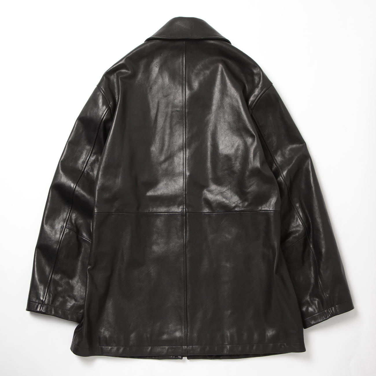 stein 23aw leather zip jacket