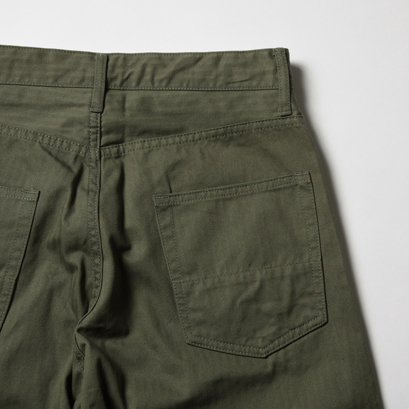 Wide Peg Jean - HB Twill - Olive